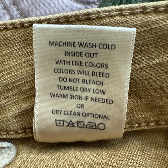 Mica Denim WESTE Utility Pants Brown Cargo Cuffed 29 - Picture 8 of 9